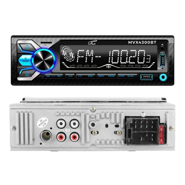 Radio samochodowe LTC MVX4300BT BT/SD/USB CHARGER USB 2A +PILOT, MULTICOLOR.
