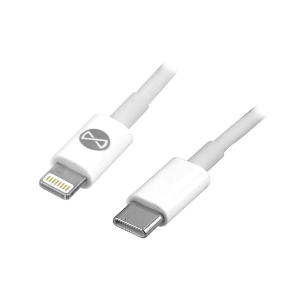 Kabel USB  Forever  Lightning USB type-C  1,0 m 3A biały