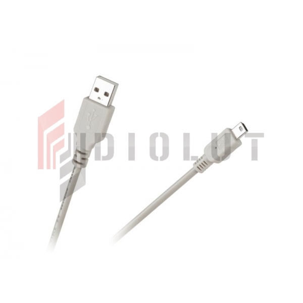 Kabel USB AM-BM mini USB do CANONA 1.5M+ filtr