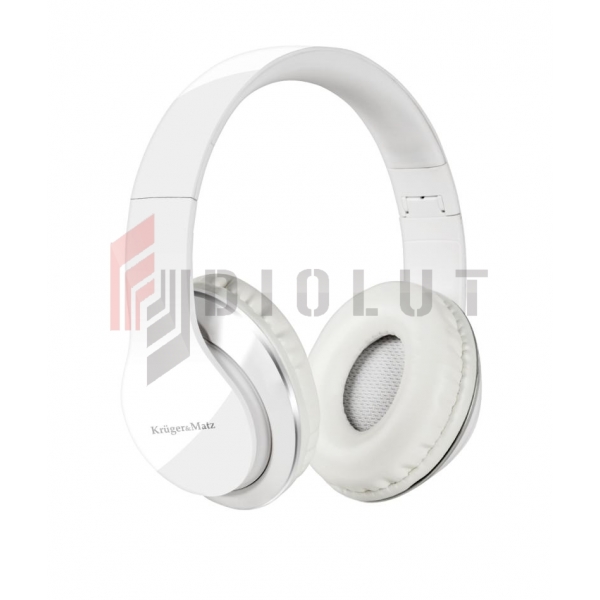 Słuchawki przewodowe nauszne Kruger&Matz model Street , kolor biały