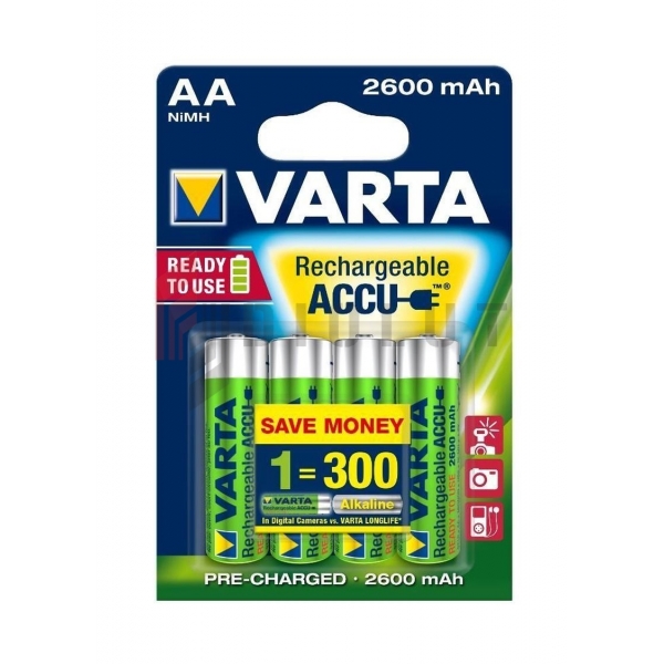 Akumulator VARTA AA 2600mAh 4szt./bl.