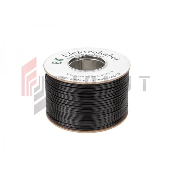 Kabel głośnikowy SMYp 2 x 0,35mm czarny 200m