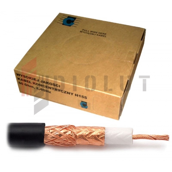 Kabel koncentryczny H155 100m/pudełko