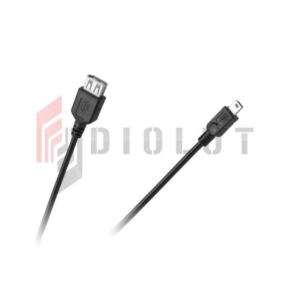 Kabel USB gniazdo A - wtyk mini USB 5pin