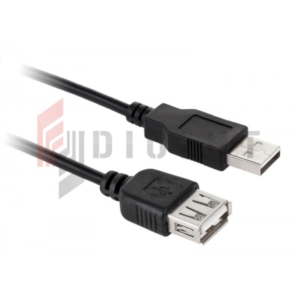 Kabel USB typ A wtyk - gniazdo 0,8m