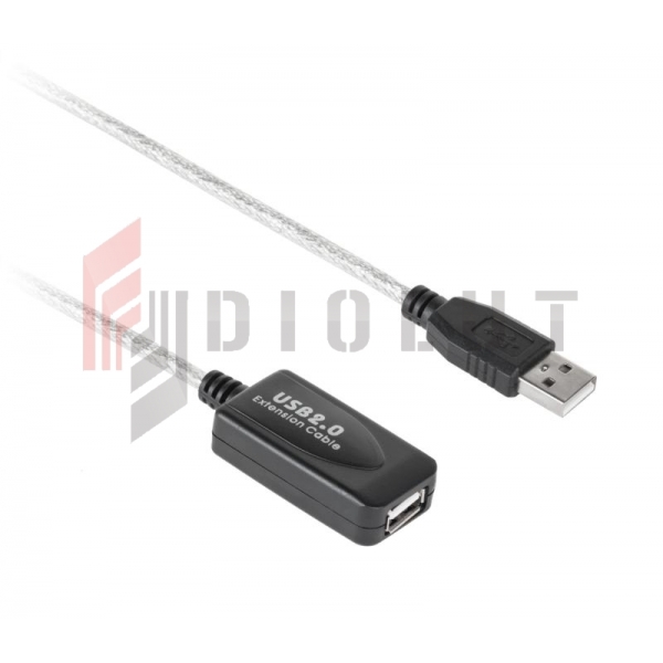 Kabel przedłużacz USB aktywny 5m