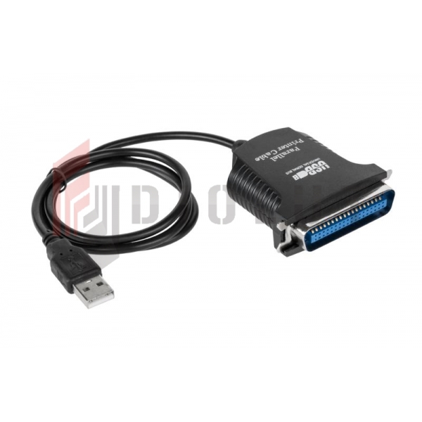 Kabel wtyk USB - męski LPT Centronics