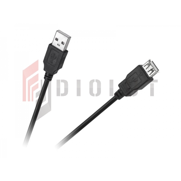 Kabel USB wtyk-gniazdo 1.5m Cabletech Eco-Line
