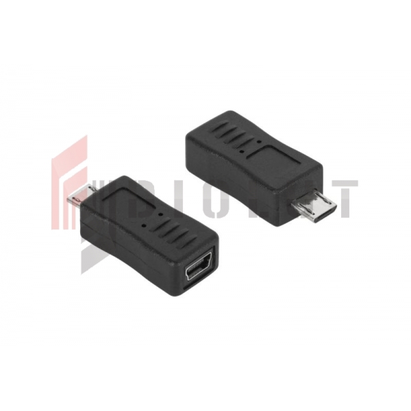 Złącze wtyk micro USB- gniazdo mini USB