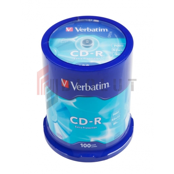 CD-R Verbatim 700MB EP 52x cake100szt.