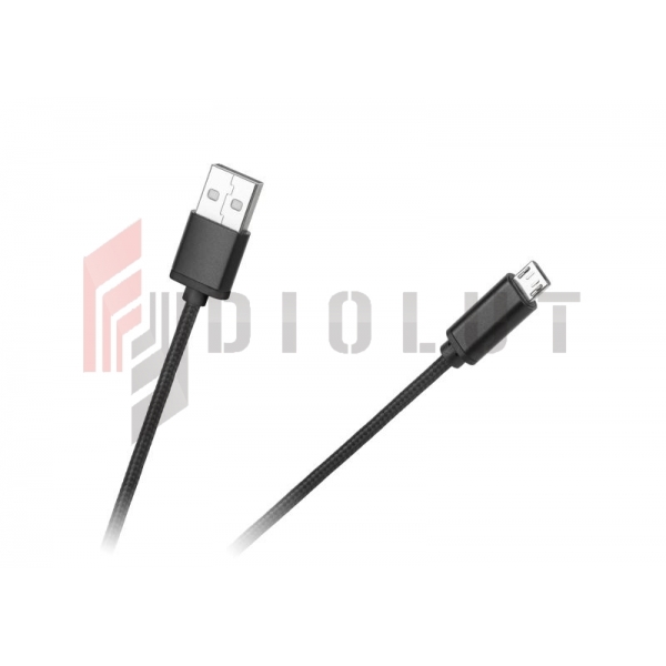 Kabel USB - microUSB M-Life czarny