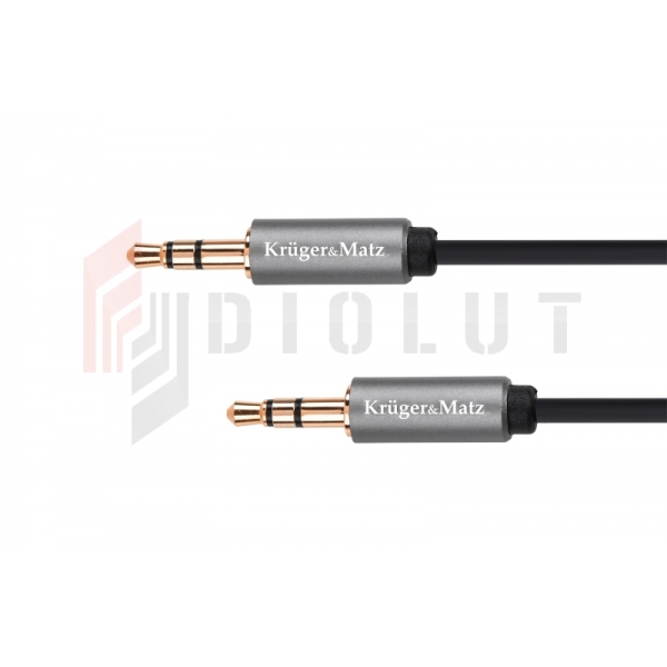 Kabel jack 3.5 wtyk stereo - 3.5 wtyk stereo 1.8m Kruger&Matz Basic
