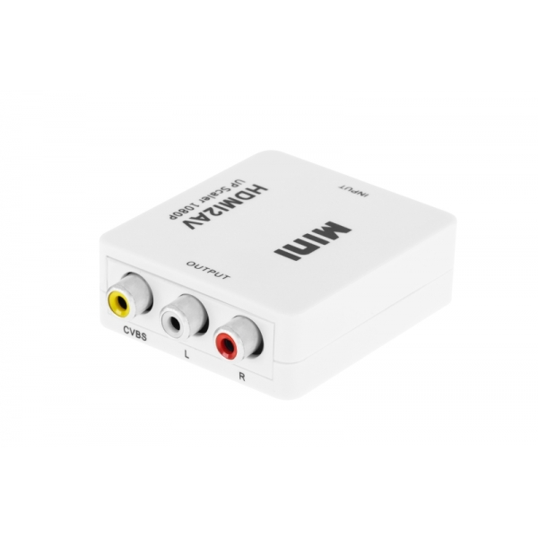 Konwerter sygnału gniazdo HDMI - gniazdo AV - CHINCH CVBS + AUDIO