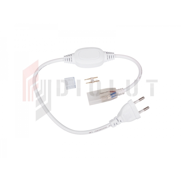 Kabel  zasilający  z prostownikiem do sznura LED0144, LED0145