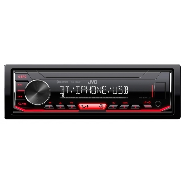 JVC KDX-362BT  Radio samochodowe BT, USB, FM