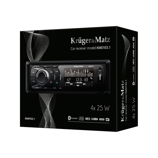 Radio Samochodowe Kruger&Matz Bluetooth Karta SD USB