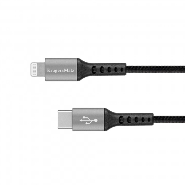 Kabel USB typu C - wtyk Lightning C94 MFi 1m