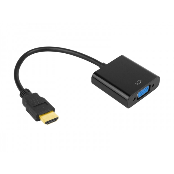 PS Przejściówka adapter konwerter z HDMI do VGA, DSUB.
