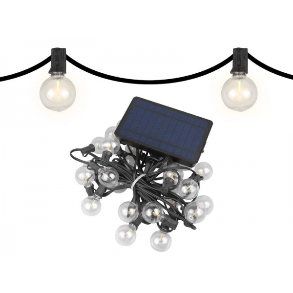 Girlanda solarna MOON in the room, 25 LED, ładowanie USB, 7/8 m