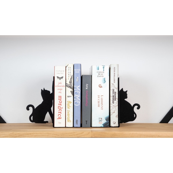 Podpórka do książek koci komplet