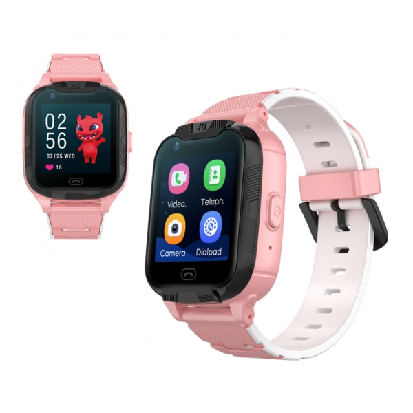 Zegarek smartwatch różowy
