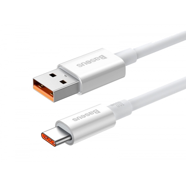 Baseus kabel Superior USB -USB-C 2m 66W biały