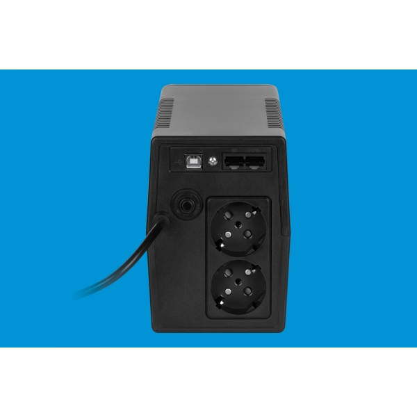 Zasilacz awaryjny komputerowy UPS REBEL model Nanopower Plus 850 ( offline, 850VA / 480W , 230 V , 5