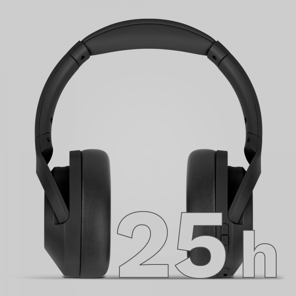 Bezprzewodowe słuchawki nauszne z ANC Kruger&Matz F2A