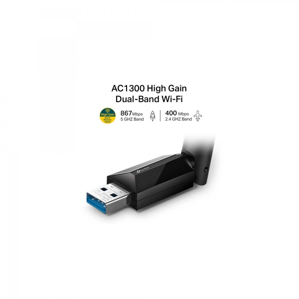TP-LINK Dwupasmowa, bezprzewodowa karta sieciowa USB