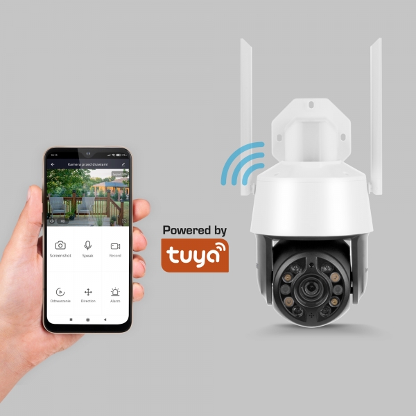 Dzięki łączności Wi-Fi urządzenie może być sterowane aplikacją TuyaSmart.