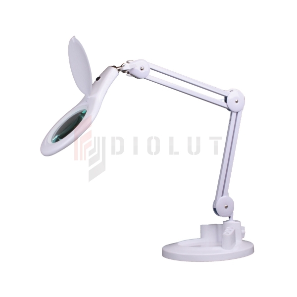 Lampa biurkowa LED SMD z lupą (127mm) 8066LED-A-B3 5D 9W