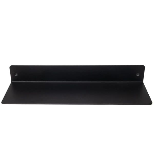 Klasyczna metalowa czarna półka o szerokości 35 cm