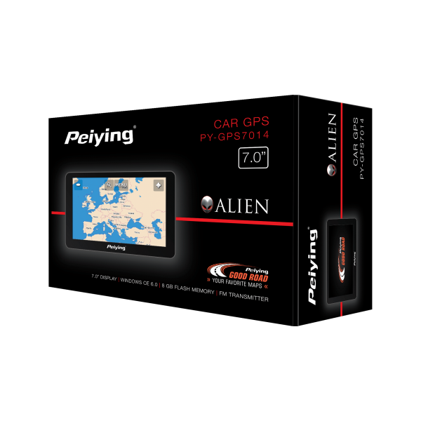 Nawigacja GPS Peiying  Alien PY-GPS7014 + Mapa EU